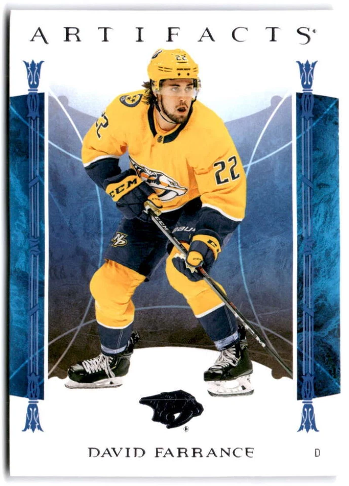 2022-23 Upper Deck Artifacts #24 David Farrance  Nashville Predators Hockey  - Image 1 of 2