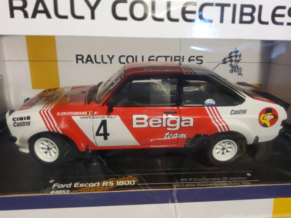 SunStar 4853 1/18 Escort RS1800 MKII #3 Lotto Haspengouw Rally 1982