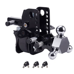 12K Air Trailer Hitch Receivers w/ Combo Ball Mount 1-7/8" + 2" + 2-5/16" Ball - Picture 1 of 15