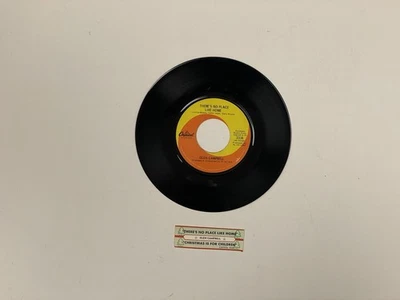 Jukebox 45 & Title Strip Glen Campbell There’s No Place Like Home Christmas - Image 1 of 2