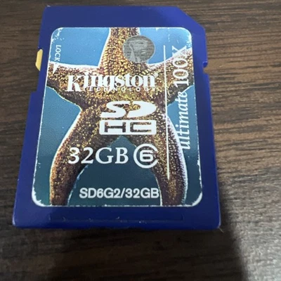 SD6G2/32GB Kingston 32GB Class 6 SDHC Flash Memory Card - Image 1 of 2