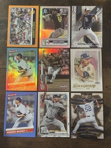 ANDRES MUNOZ Lot of 9 RC’s! Red O.D., Ice, Orange BL, ++ EL PLEBE!!! MARINERS! - Picture 1 of 2