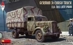 MINI ART 1/35 GERMAN 3T CARGO TRUCK 36-36S LATE PROD - Immagine 1 di 1