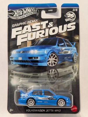 风火轮银色系列 Fast & Furious 蓝色图形 Remix 捷达 MK3 * 阅读 desc* — 第 1/2 张图片