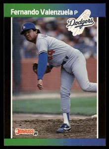 1989 Donruss #250c Fernando Valenzuela "LEAF, INC" & "*Denotes - Picture 1 of 2