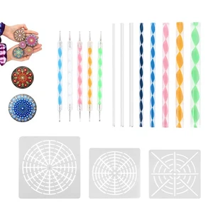 16 Piezas Mandala Punteado Herramientas para Pintar Piedras Mandala Plantilla6226 - Imagen 1 de 2