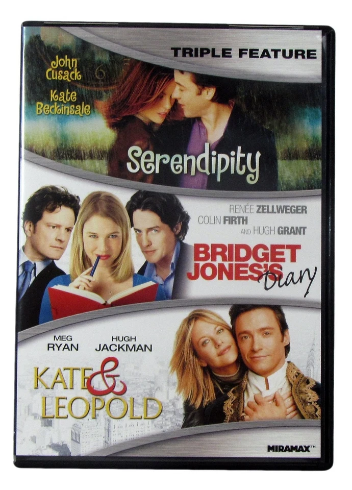 Triple Feature DVD Seredipity, Bridget Jone's Diary, Kate & Leopold - Image 1 of 1