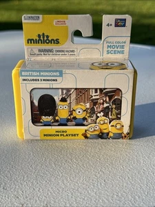 Despicable Me Minions Movie British Minions 2" Micro Playset - Picture 1 of 2