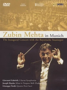 Zubin Mehta In Munich: Music Of Giuseppe Verdi, Joseph Haydn, Giovanni Gab (DVD) - Imagen 1 de 2