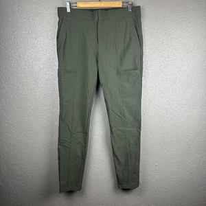 Athleta Wander Stash Skinny Pant Womens 12 Green Stretch Casual Hiking Pockets - Picture 1 of 23
