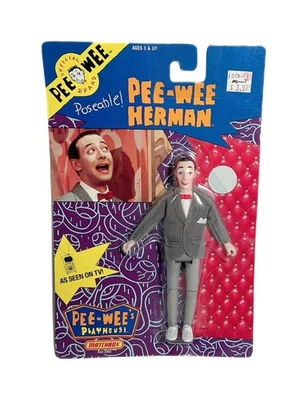 👔 Pee-Wee’s Playhouse Pee-Wee Herman Figure 💫 1988 Matchbox VTG Toy MOC - Image 1 of 2