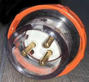 NHP 20A IP66 3 Round Pins Straight Plug ISOPS320P - Picture 1 of 3