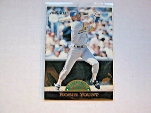 Robin Yount 1993 Pinnacle Cooperstown Card #3