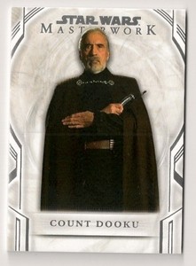 2018 TOPPS STAR WARS MASTERWORK BASE CARD #7 COUNT DOOKU