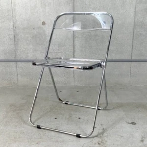 Anonima Castelli Plia Chair Folding Chairs Giancarlo Piretti Color Clear Italy - Picture 1 of 10