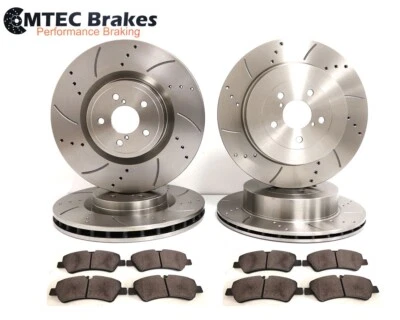 Pastillas discos freno delantero trasero audi q7 3.0 4.2 6.0 tdi quattro 07/06-08/16 358 - Imagen 1 de 4