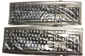 TWO Silver Seal Medical Grade Keyboards - SSKSV107 r3 Black Color - Picture 1 of 4