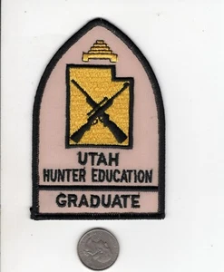 PARCHE DE ARMAS DE FUEGO DE SEGURIDAD UTAH HUNTER EDUCATION CAZADOR - CIERVO MICHIGAN - Imagen 1 de 1