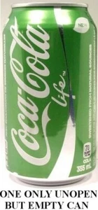 Coca-Cola Life Canada 2016 S.America Stevia Leaf Extract EMPTY UNOPEN Canadian - Picture 1 of 4