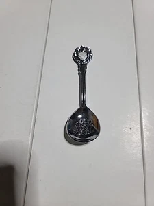 Cucchiaio ricordo placcato argento castello champagne - Foto 1 di 6