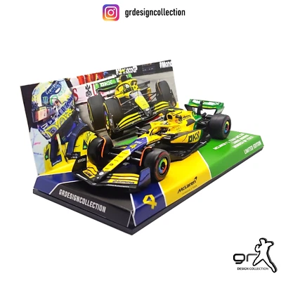Lando Norris - McLaren MCL38 - F1 Monaco GP 2024 - Senna Livery / Burago / 1:43 - Immagine 1 di 4