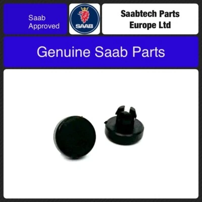 Genuine Saab 9-3 04-12 CV Convertible boot lid Hinge Stops 12832495 X2 - NEW - Image 1 of 4
