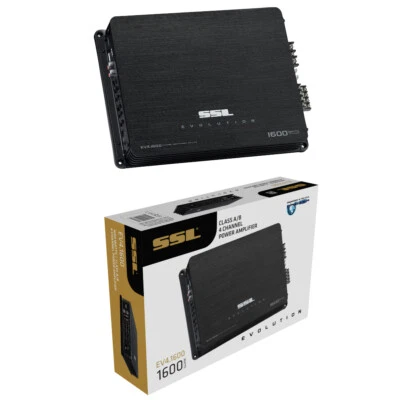 1 Ssl Sounstorm EV4.1600 Amplificateur 4 Chaînes 4 X 300 Watts RMS Classe Ab Car - Photo 1/4