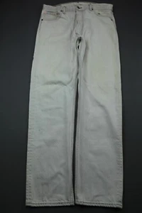 Pantalones de mezclilla vintage 1996 Levi's Button Fly 501 gris recto EE. UU. talla 36x34 - Imagen 1 de 9