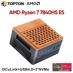Topton Oculink Mini PC Gamer AMD Ryzen 7 7840HS ES 32GB DDR5 6400MHz 1TB SSD - Bild 1 von 5