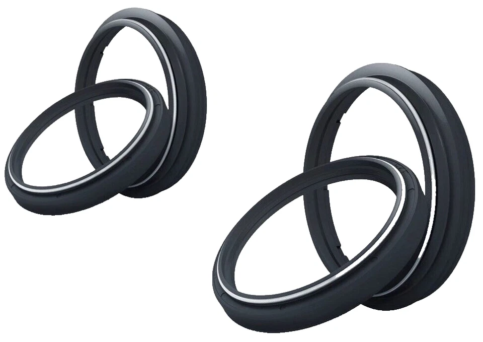 2-Sets SKF Fork Seal Kit Yamaha 41mm Black Yamaha V-Star # KITB-41Y - Изображение 1 из 1