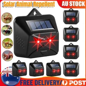 Solar Animal Repellent Predator Light Fox Skunk Racoon Scarer Deterrent Repeller - Picture 1 of 17