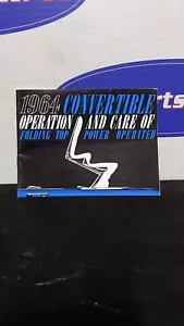 1964 Chevrolet GM Convertible Folding Top Operation Manual 64 Chevy - Bild 1 von 2