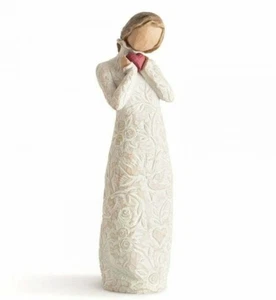 FIGURA DE WILLOW TREE | TE AMO NUEVA 26231 LINDA RARA REGALO CORAZÓN RETIRADO EE. UU. - Imagen 1 de 6
