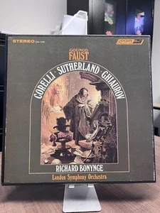 Gounod, Faust 4 LP Disc Set London Stereo OSA-1433 Sutherland Ghiaurov Bonyng - Imagen 1 de 8