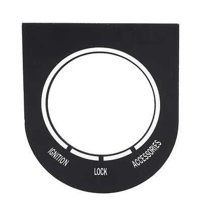 Dash Cover Switch Nameplate Decal For Harley Dyna Wide Glide Softail FXST FLST Foto 1 de 4