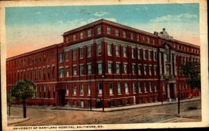 W.B. POSTAL - HOSPITAL DE LA UNIVERSIDAD DE MARYLAND, BALTIMORE, MARYLAND BK77 - Imagen 1 de 2