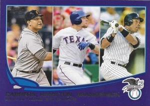 2013 Topps Purple #153 American League Home Run Leaders - Picture 1 of 2