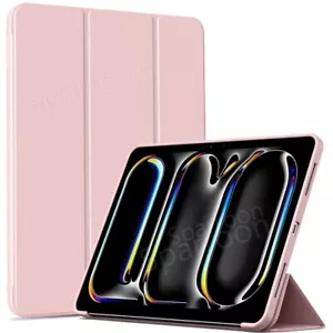 For iPad 7/8/9/10/11th Gen Air 11 13 M2 M3 Pro M4 Case Leather Shockproof Cover - Picture 1 of 71