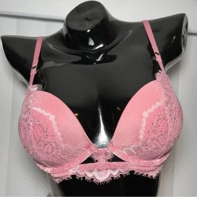 Sujetador de encaje adornado sexy rosa 34B La Senza Beyond Foto 1 de 4