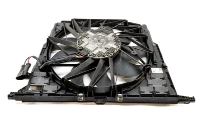 10-18 BMW 550i 550iGT 650i 750i (F01 F06 F10) 850w RADIATOR COOLING FAN & SHROUD Foto 1 de 4