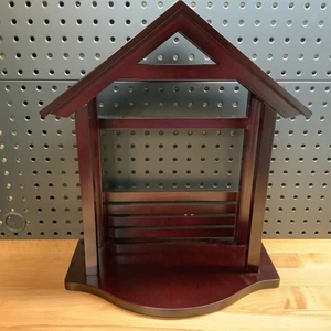 Presepe Lenox Prima Benedizione 17" Presepe #6027643 Legno Fienile Scuderia Mangiatoia - Foto 1 di 12