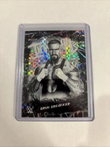 2025 Topps Finest WWE #INT-BK Bron Breakker Intimidators Checker tablero refractor - Imagen 1 de 2