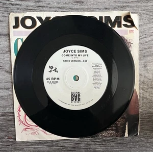 Joyce Sims Come Into My Life 45 Vinyl Record 7" Single Picture Sleeve Dance - Picture 1 of 3