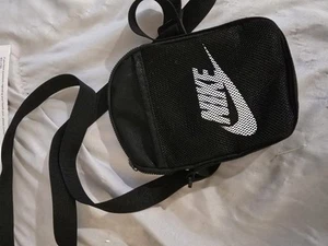 Nike Heritage Men's Small Crossbody Bag - Black/Black/White (BA5871-010) - Picture 1 of 3