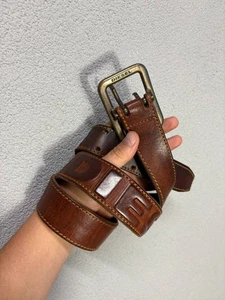 Diesel mens laether belt size 95 cm / 38 made in Italy - Picture 1 of 12