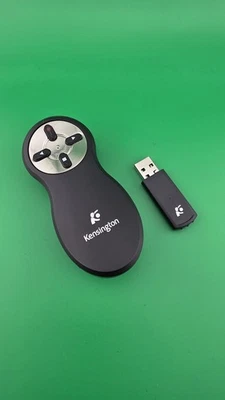Kensington Wireless Presenter Remote Control 4BTN Black K33373 - Image 1 of 2