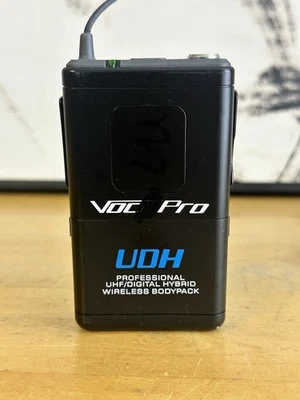 Vocopro UDH Black Wireless 920.90MHz UHF Portable Bodypack Transmitter Only - Image 1 of 4