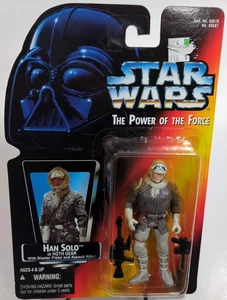 1995 Star Wars The Power Of The Force Han Solo in Hoth Gear Action Figure NEW - Picture 1 of 4