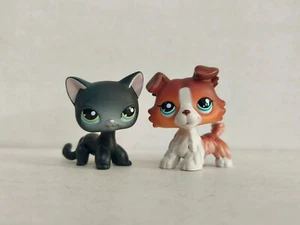 2pcs/lot LPS Toy Littlest Pet Shop Cat Dog #336#1542 Animal Figure - Picture 1 of 4