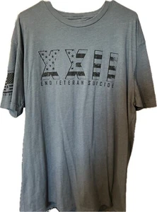 til valhalla project 2x End Veteran Suicide T Shirt - Picture 1 of 3